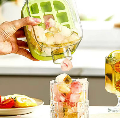 2 in 1 Ice Cube Tray With Bottle