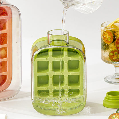 2 in 1 Ice Cube Tray With Bottle
