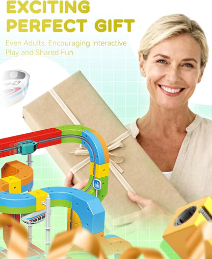 Versatile Magnetic Railcar Track Set
